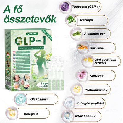 🍀🍀🍀DOOEKA® GLP-1 8 az 1-ben Fit & Vital Szájon át szedhető oldat – ⏰Napi egyszer, 7 nap alatt látható változás / Elhízás, szív- és érrendszeri egészség, cukorbetegség, alvási apnoe, bélrendszer egészsége, ízületi problémák és még sok más esetén