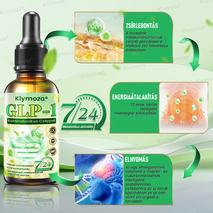 💚Klymoza® GLP-1 BioMetabolikus Cseppek 🏆🏆(Élelmiszeripari zsírégető – Az Elhízási Társaság fejlesztette)