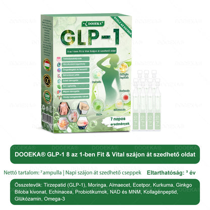 🍀🍀🍀DOOEKA® GLP-1 8 az 1-ben Fit & Vital Szájon át szedhető oldat – ⏰Napi egyszer, 7 nap alatt látható változás / Elhízás, szív- és érrendszeri egészség, cukorbetegség, alvási apnoe, bélrendszer egészsége, ízületi problémák és még sok más esetén