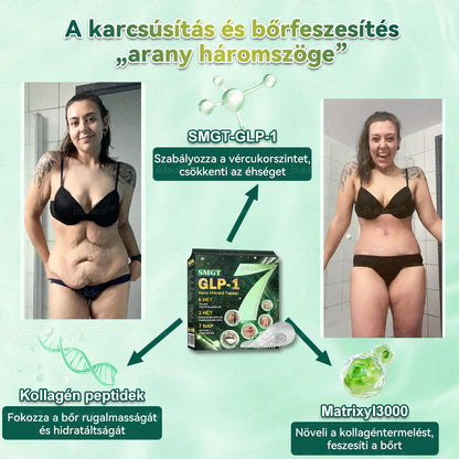 【Hivatalos áruház】🍃🍃Buildleaf® SMGT-GLP-1 Nano Mikrotű Tapasz - Kollagénnel és Matrixyl 3000-rel 丨Célzott hatás: elhízás, megereszkedett bőr, magas vérnyomás, cukorbetegség, zsírmáj, testi fájdalmak és egyéb problémák ellen