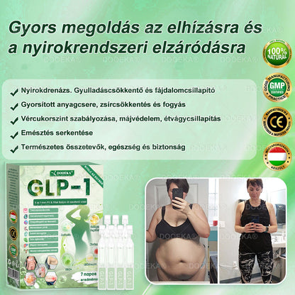 🍀🍀🍀DOOEKA® GLP-1 8 az 1-ben Fit & Vital Szájon át szedhető oldat – ⏰Napi egyszer, 7 nap alatt látható változás / Elhízás, szív- és érrendszeri egészség, cukorbetegség, alvási apnoe, bélrendszer egészsége, ízületi problémák és még sok más esetén
